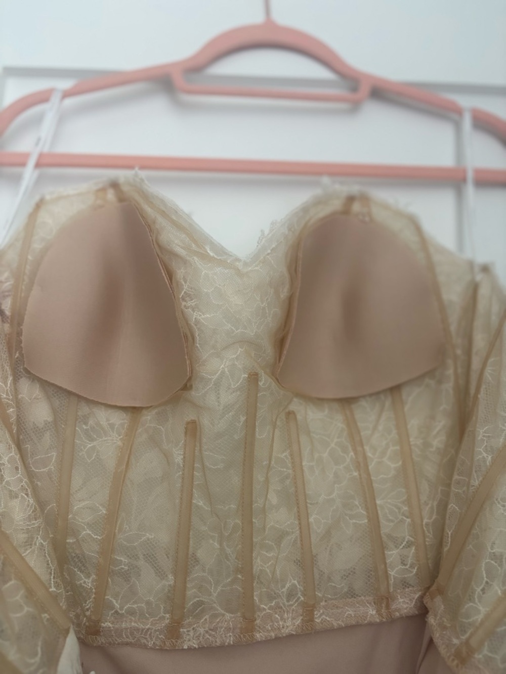 Wtoo by Watters Bettina Strapless Corset All-Over Lace Wedding Gown - Picture 7 of 16